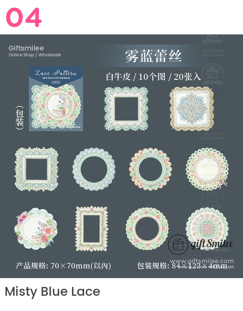 Lace Sticker Packs | KS-SA-4189