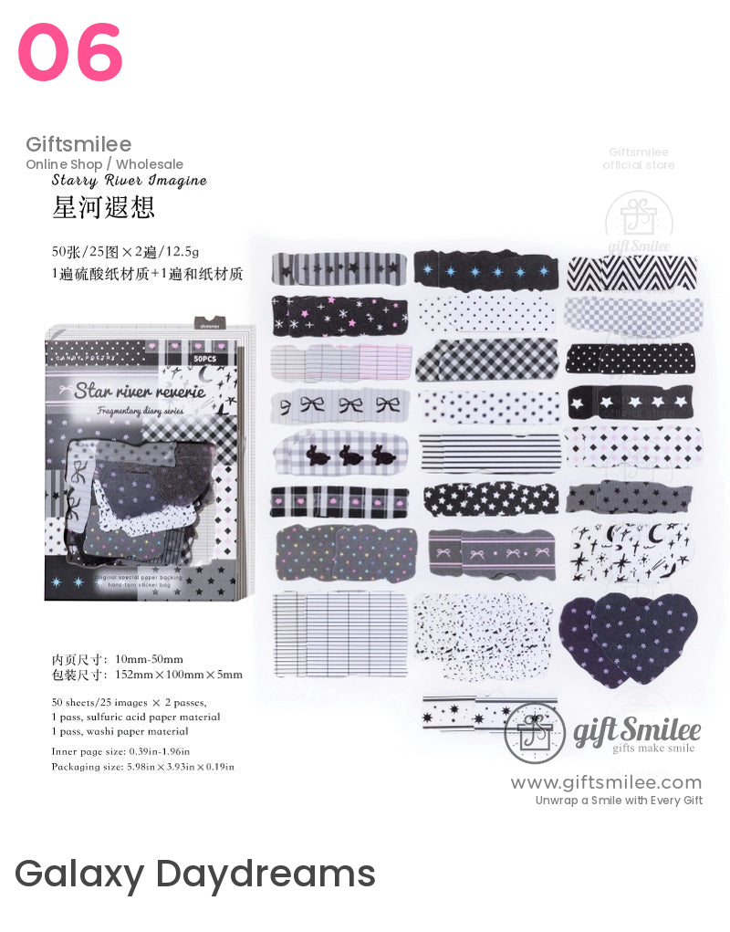 Fragmentary Diary Sticker Packs | KS-SA-4198