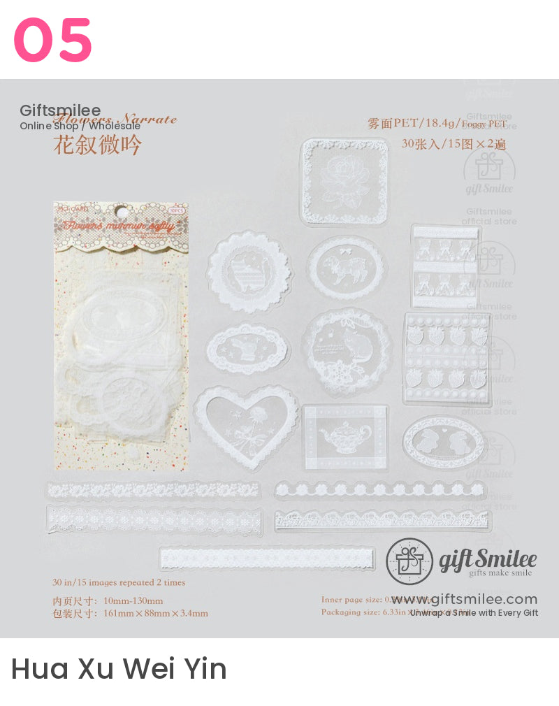 Lace Story Sticker Packs | KS-SA-4200