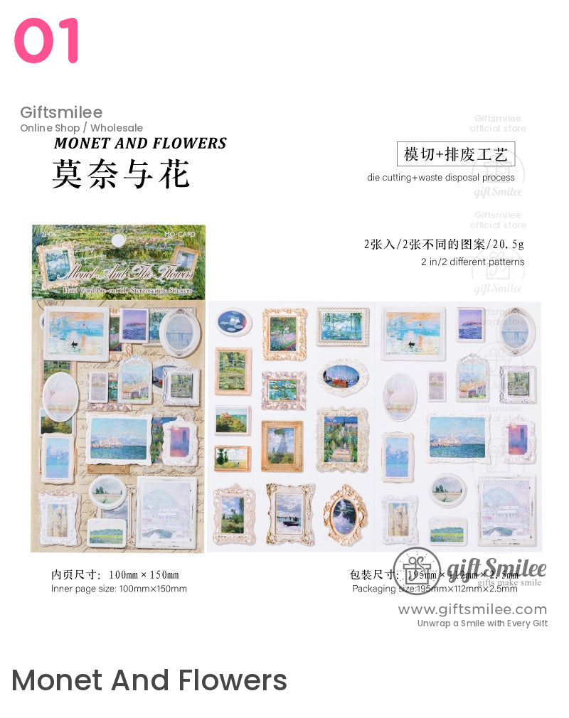 Famous Painting Museum Stickers | KS-SA-4211