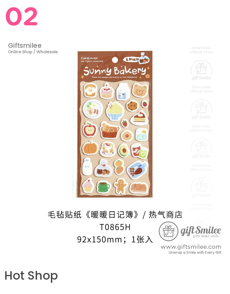 Warm Diary Stickers | KS-SA-4214