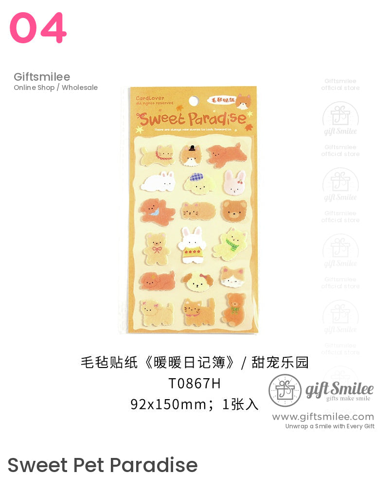 Warm Diary Stickers | KS-SA-4214