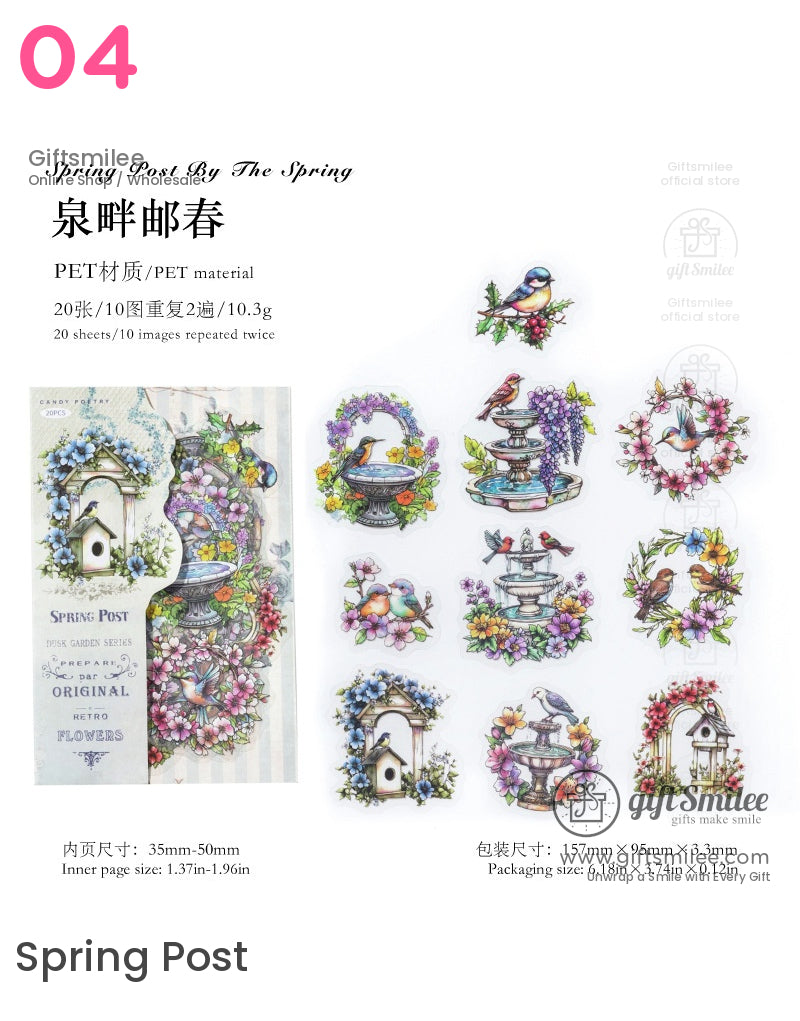Dusk Garden Sticker Packs | KS-SA-4220