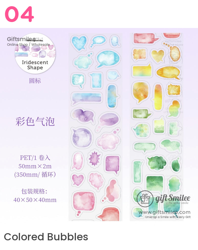 Colorful Shapes Stickers | KS-SA-4222