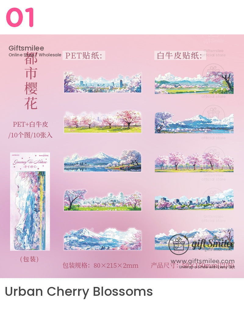 Nature Tours In The City Stickers | KS-SA-4223
