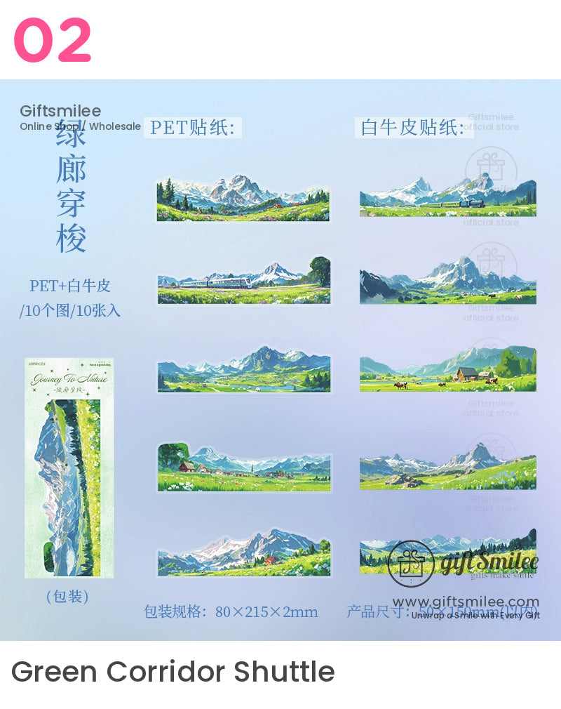 Nature Tours In The City Stickers | KS-SA-4223