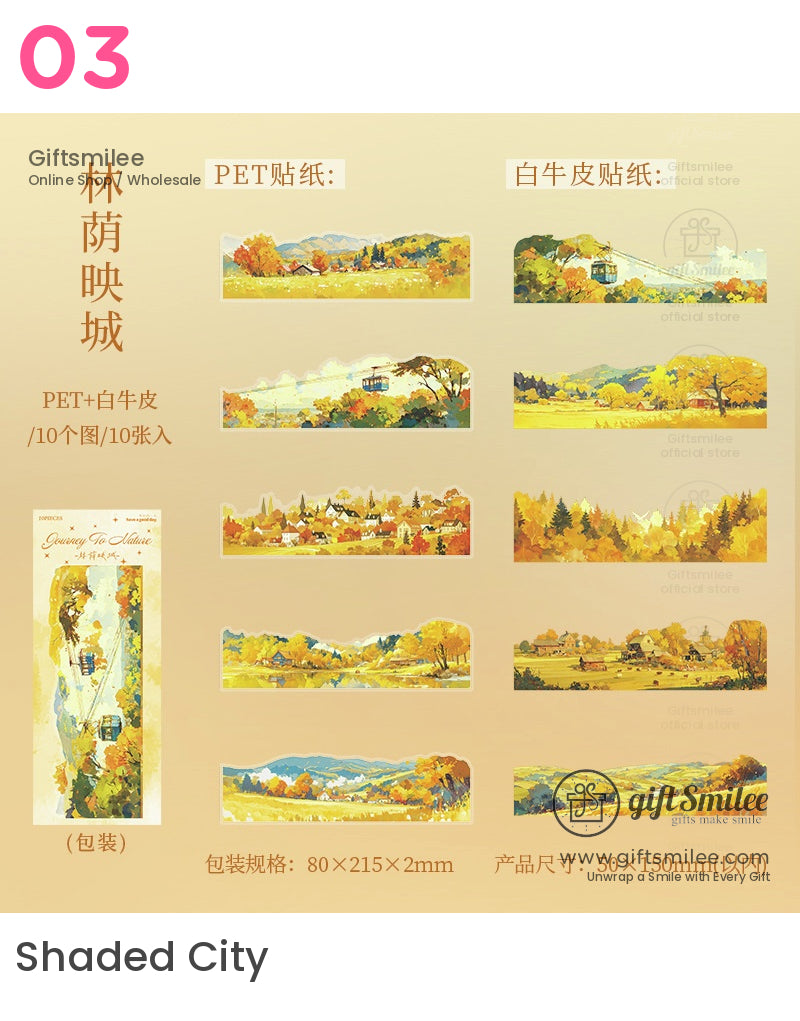 Nature Tours In The City Stickers | KS-SA-4223