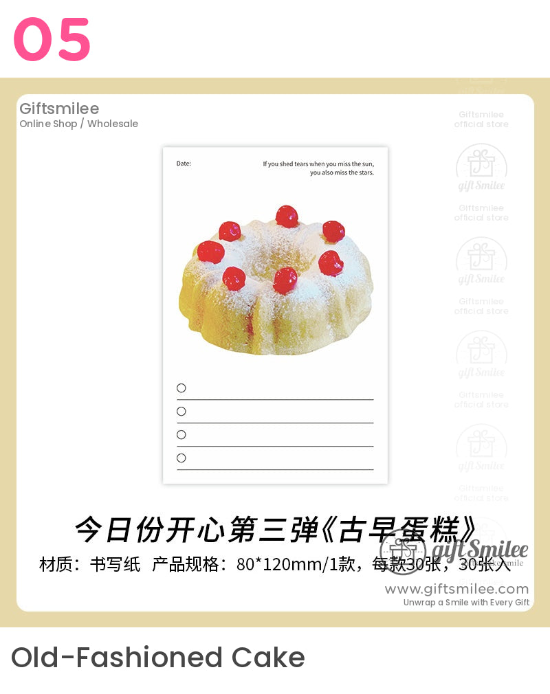 Papermore Sticky Memo Pads - Fun Food-Inspired Notepads Post-It Notes | home decor