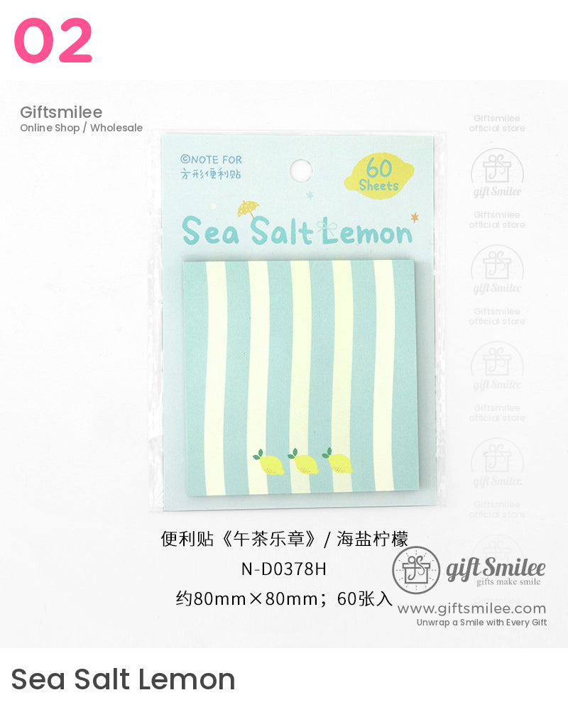 Fruit Coffee And Dessert Themes Post-It Notes | KS-SN-018