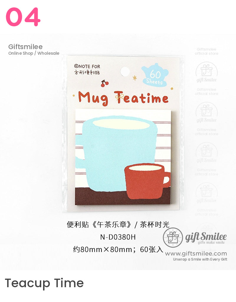 Fruit Coffee And Dessert Themes Post-It Notes | KS-SN-018