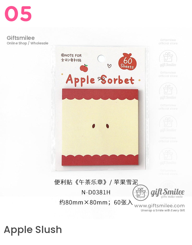 Fruit Coffee And Dessert Themes Post-It Notes | KS-SN-018