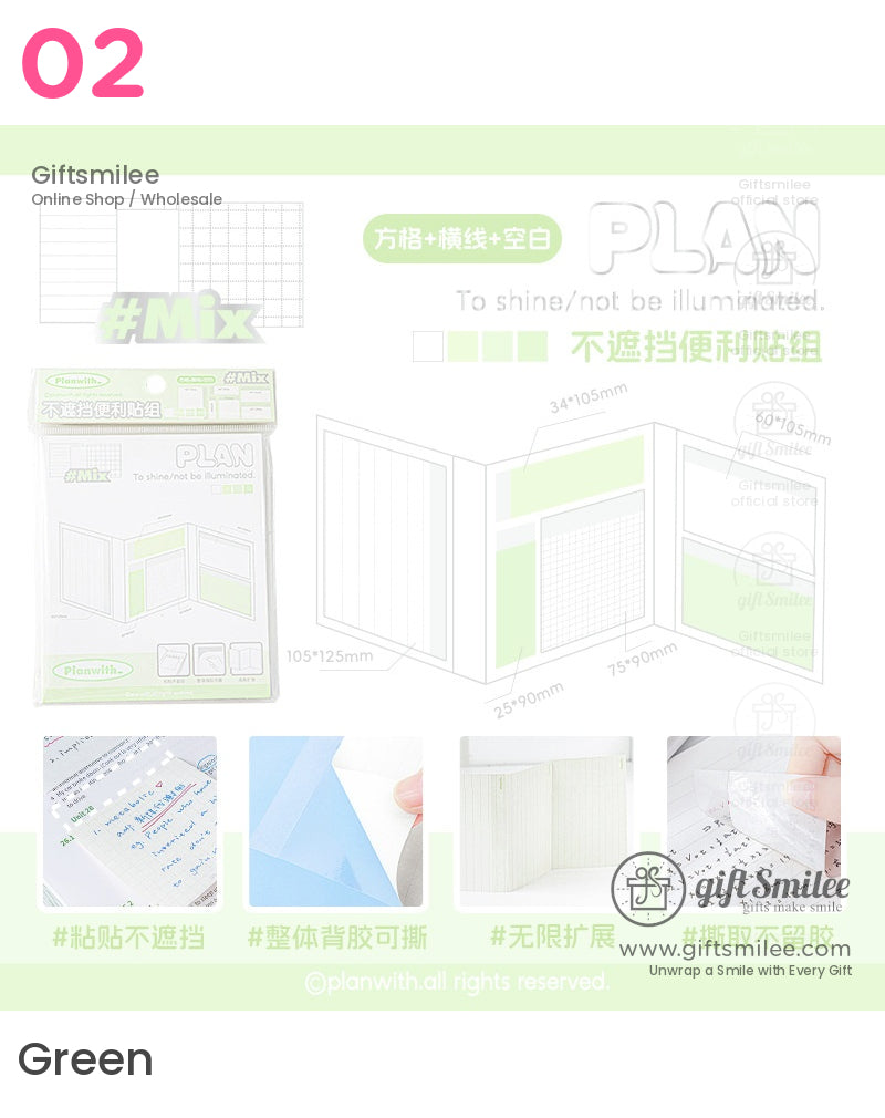 Study Planner Pet Sticky Sticky Notes | KS-SN-025