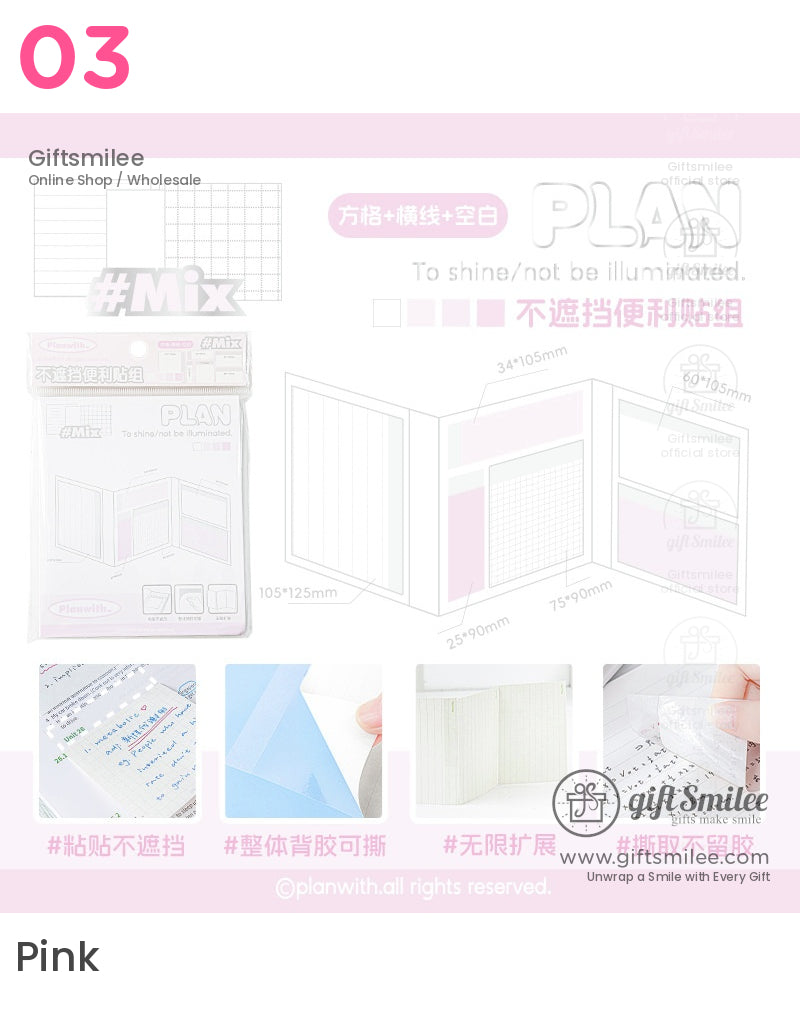 Study Planner Pet Sticky Sticky Notes | KS-SN-025