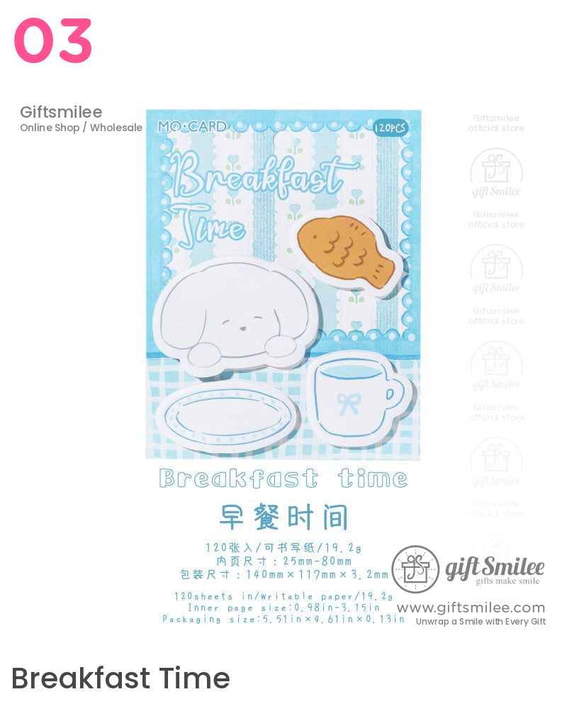 Cute Diary Cats And Dogs Multi-Style Sticky Notes | KS-SN-026
