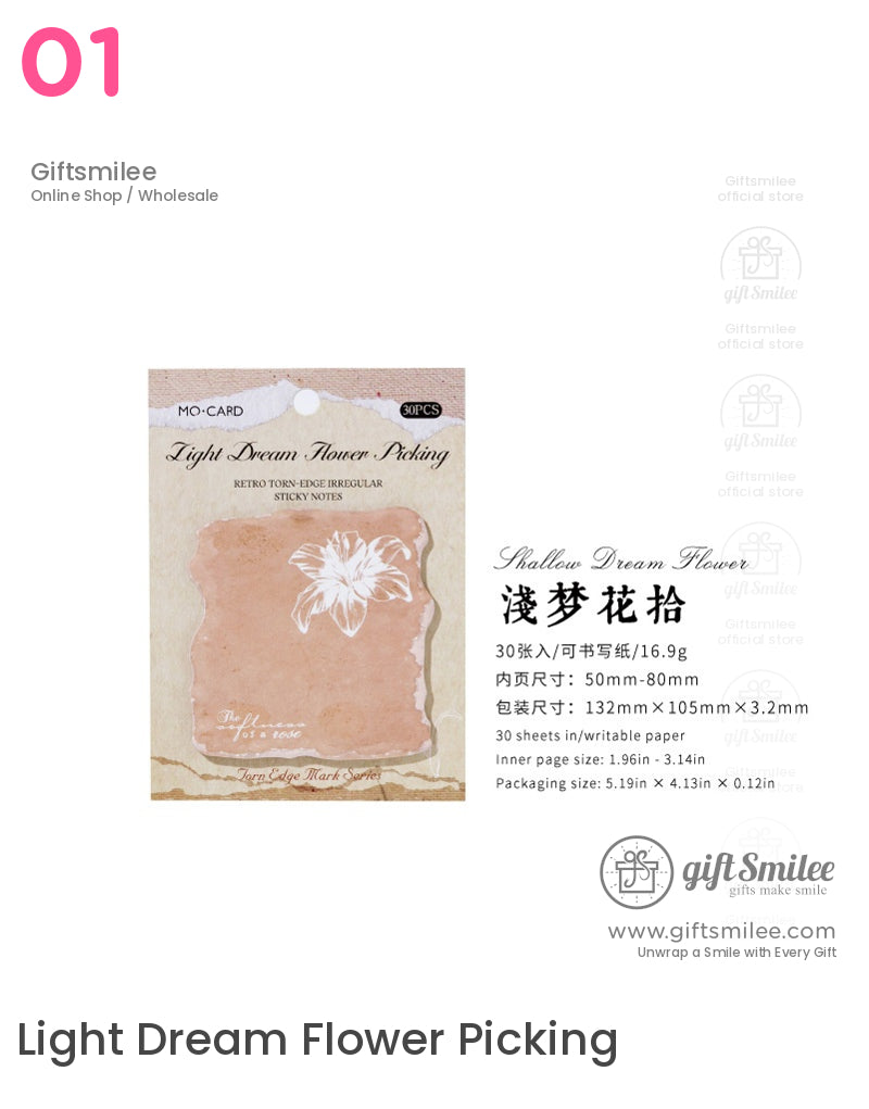Torn Edge Marks Sticky Notes | KS-SN-034