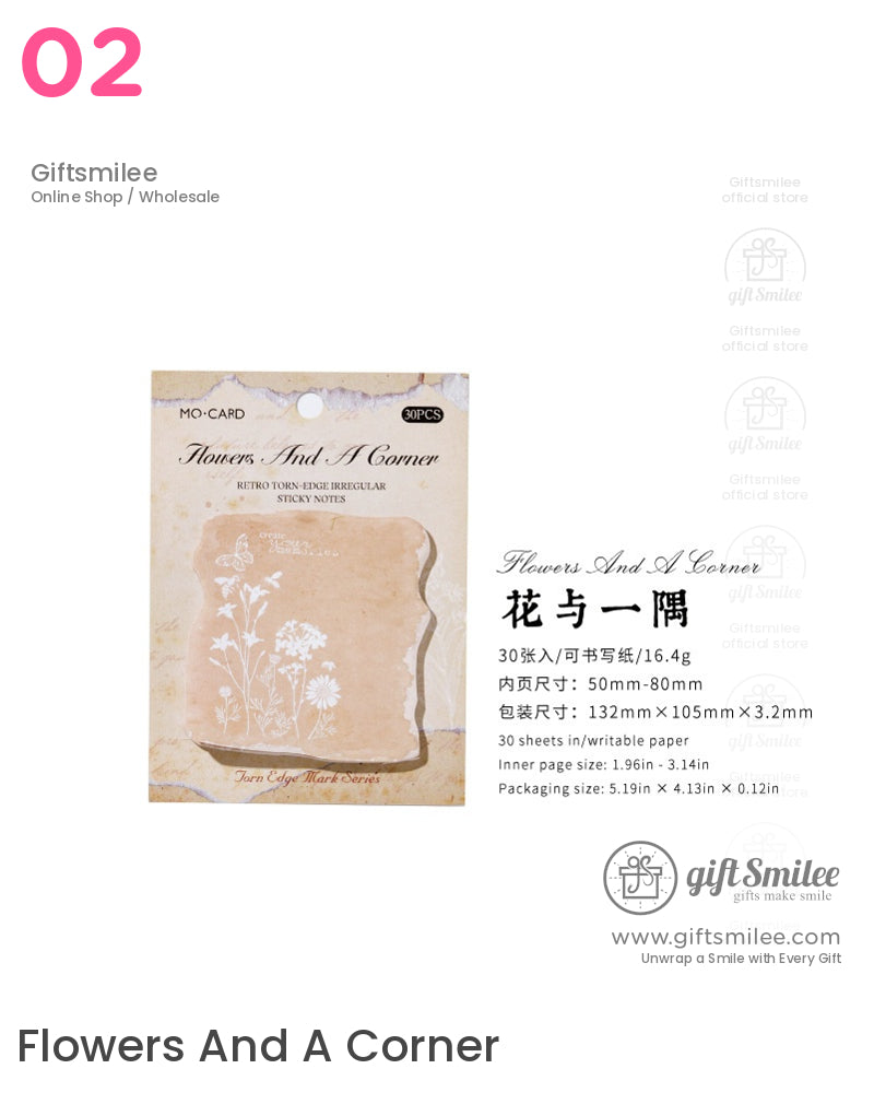 Torn Edge Marks Sticky Notes | KS-SN-034