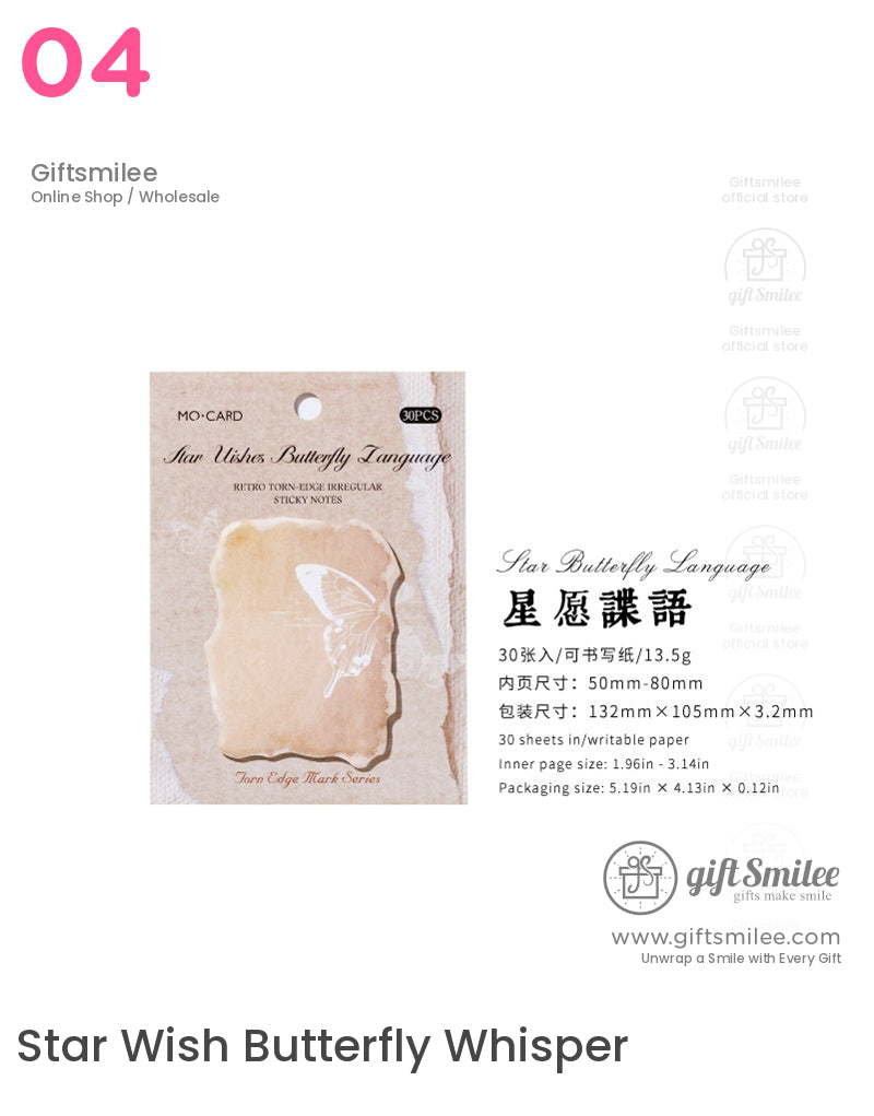Torn Edge Marks Sticky Notes | KS-SN-034