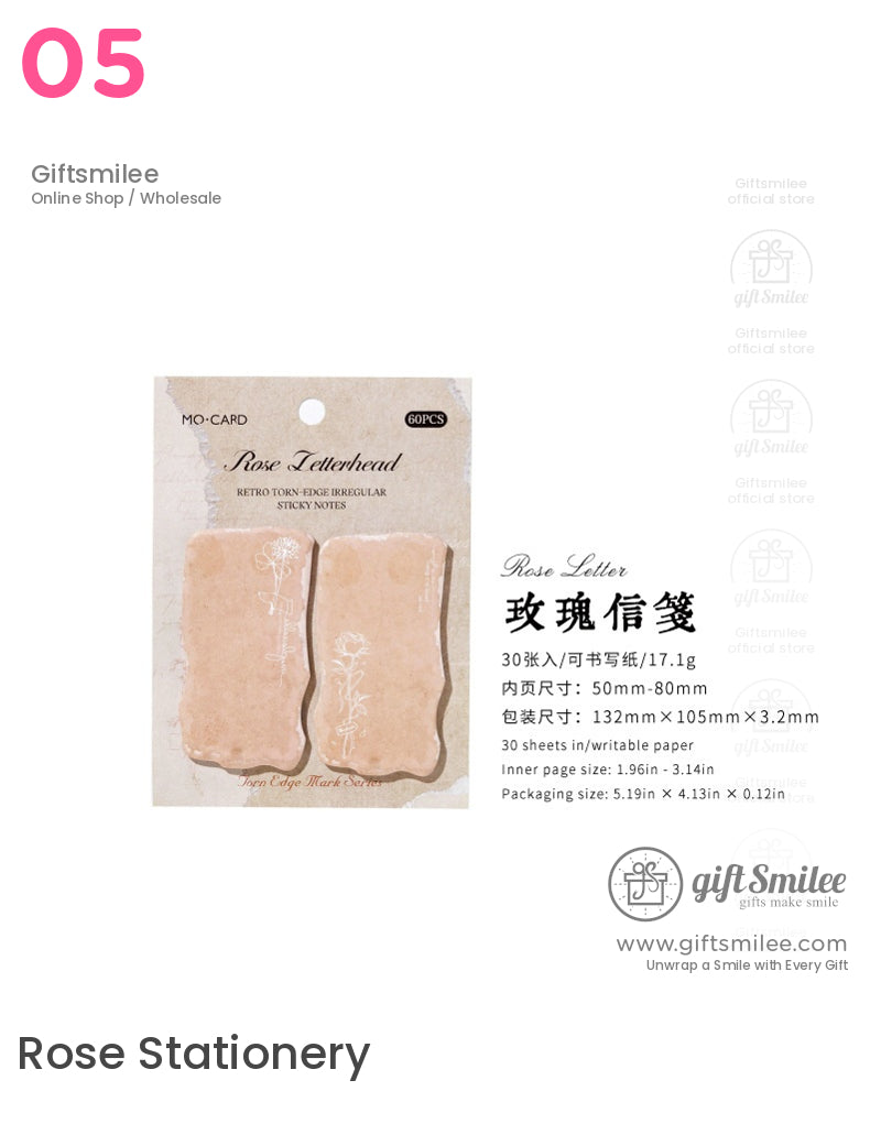 Torn Edge Marks Sticky Notes | KS-SN-034