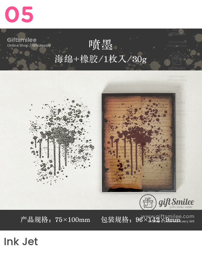Trace Stamps | scrapbook