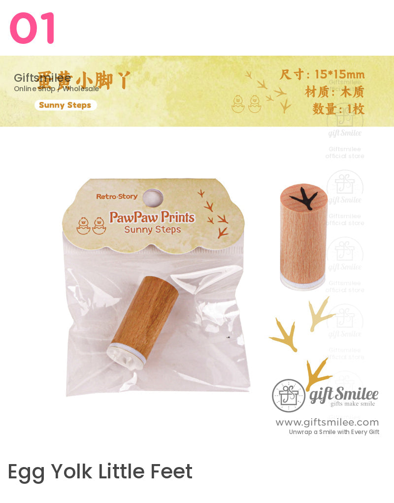 Animal Paw P Stamps | KS-WS-333