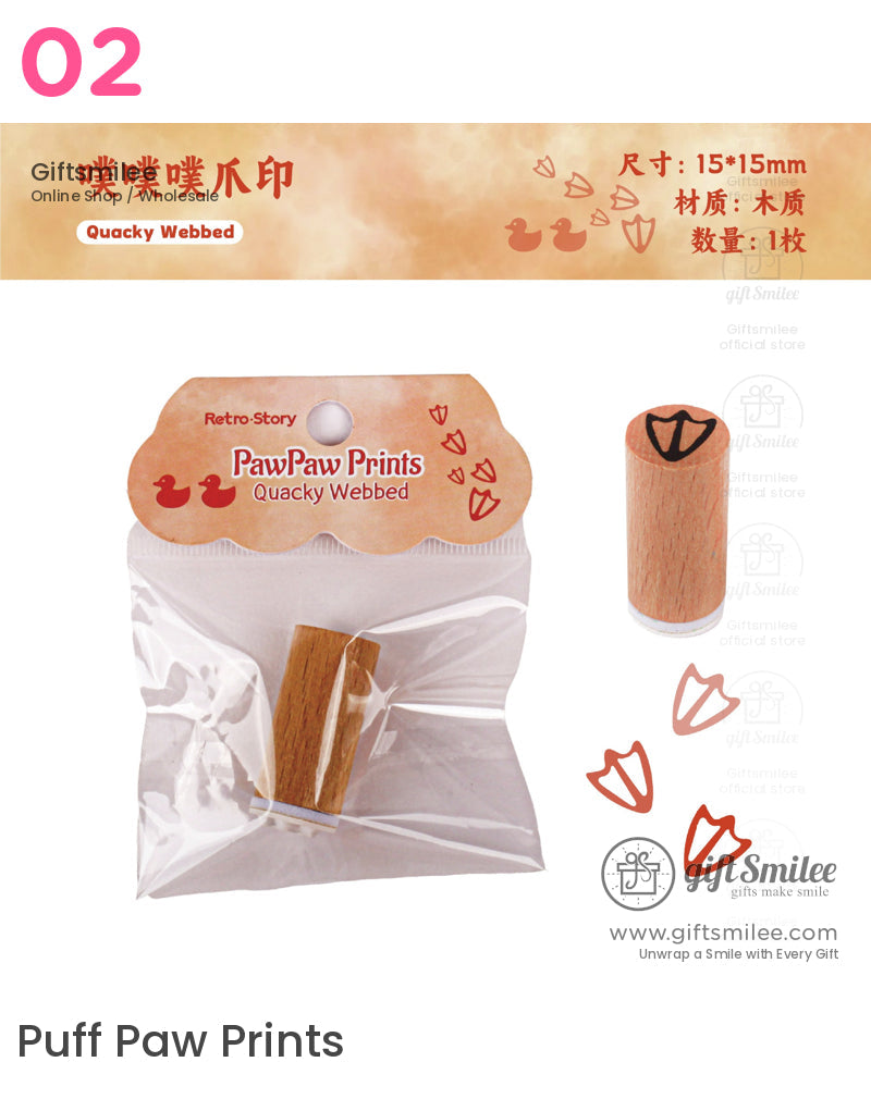 Animal Paw P Stamps | KS-WS-333