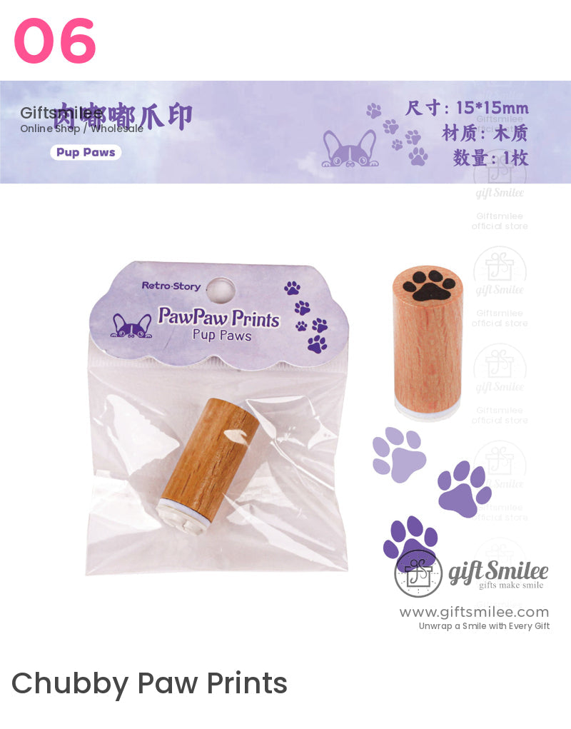 Animal Paw P Stamps | KS-WS-333
