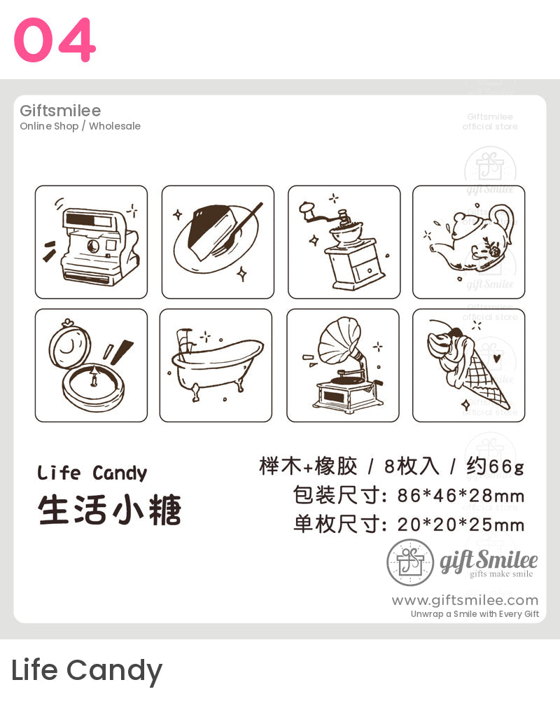Retro Daily Life Stamps | KS-WS-334