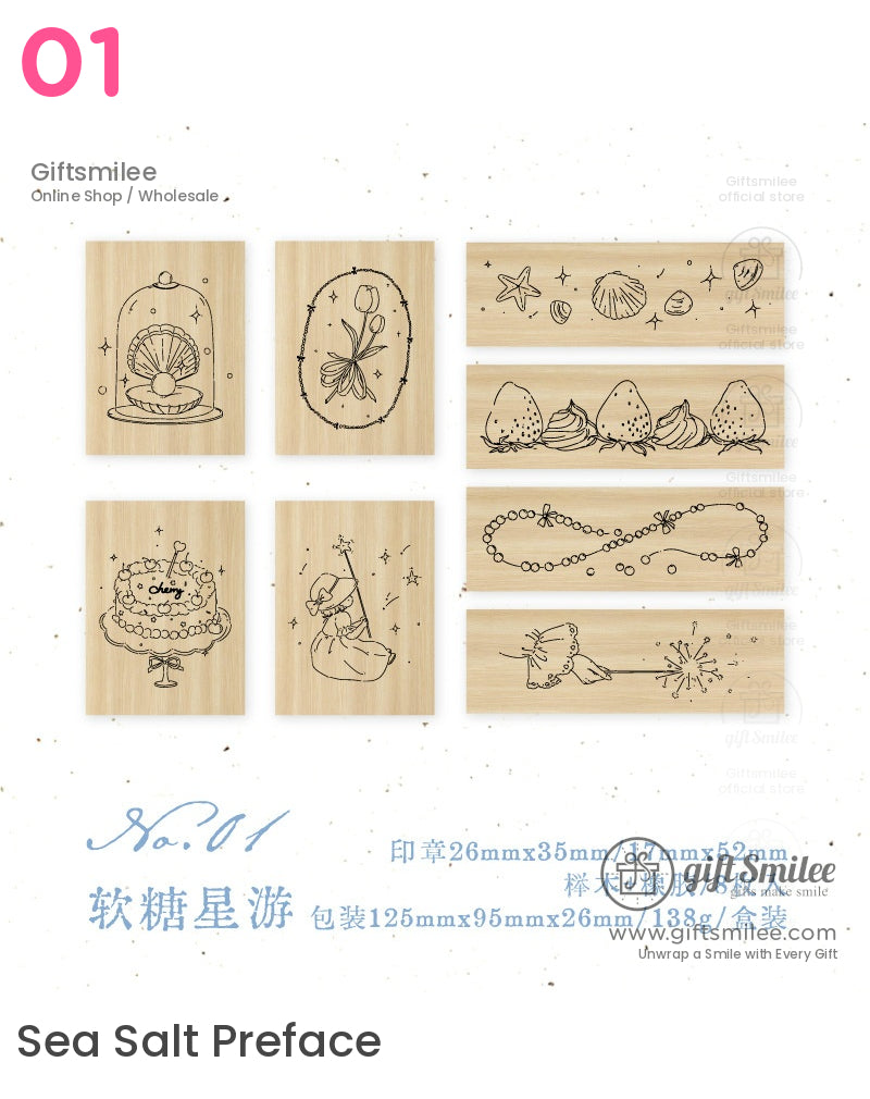 Sea Salt Preface Stamps | KS-WS-337